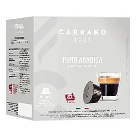 Кофе в капсулах Puro Arabica для кофемашин Nescafe Dolce Gusto, Carraro, 16 шт