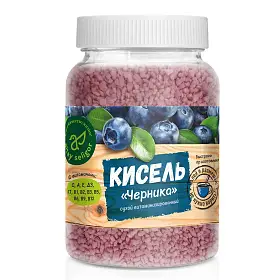 Кисель сухой витаминизированный растворимый "Черника", Altay Seligor, 230 г (уцененный товар)