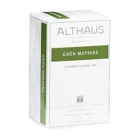Чай зеленый Grün Matinee (Грюн Матинэ), в фильтр-пакетах, 20 шт х 1.75 г