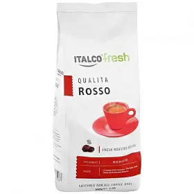 Кофе в зернах Qualita Rosso, Italco, 1000 г
