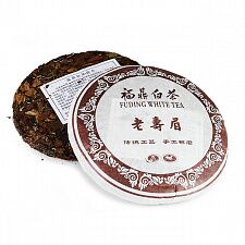 Чай белый Шоу Мей, фабрика Юкоу, Фудин, 2014 г., блин, 357 г