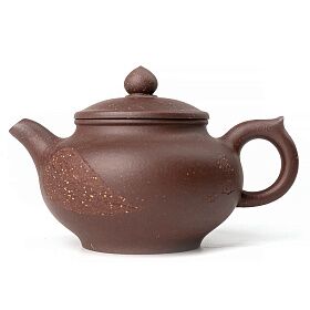 Чайник из исинской глины ФАНГУ с резьбой, 180 мл