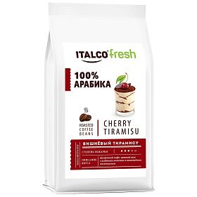 Кофе в зернах ароматизированный Cherry tiramisu (Вишневый тирамису), Italco, 375 г