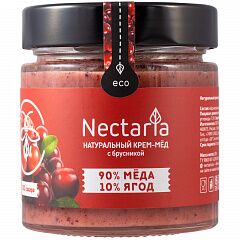 Крем-мёд Nectaria с брусникой, 230 г