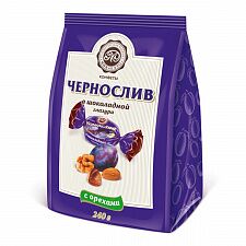 Конфеты "Чернослив с орехами в шоколадной глазури", Микаелло, 240 г