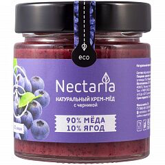 Крем-мёд Nectaria с черникой, 230 г