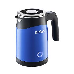 Чайник электрический Kitfort, синий, КТ-639-2