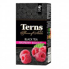 Terns Raspberry Bouquet, чай черный ароматизированный, 25 саше