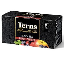 Terns FOREST SUNRISE, чай черный ароматизированный, 25 саше