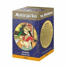 Чай "Махараджа" индийский чёрный байховый Ассам "Хармати" 100 г