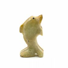 Глиняная фигурка Дельфин из оникса малый