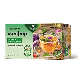 Чайный напиток желудочно-кишечный «Комфорт», Altay Seligor, 20 фильтр-пакетов