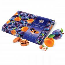 Конфеты "Чернослив и абрикос в шоколадной глазури с орехами" 220 г