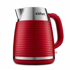Чайник электрический Kitfort, красный, КТ-695-2