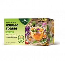 Чай травяной «Живые травы», почечный, 20 пакетиков