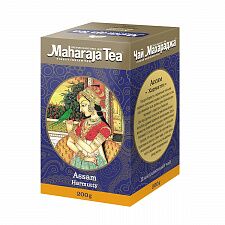 Чай "Махараджа" индийский чёрный байховый Ассам "Хармати" 200 г