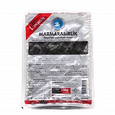 Черные оливки, Marmara Union в вакуумной упаковке, 500 г