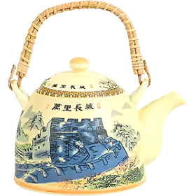Фарфоровый чайник "История востока", 1100 мл