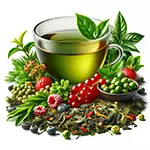 Зеленый чай с добавками