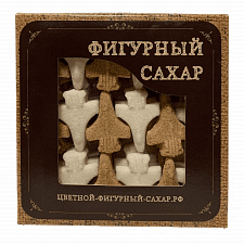"Самолётики" Фигурный сахар бело-коричневый микс, Box, 190 г