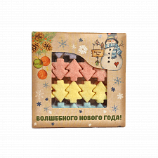 Сахар фигурный "Ёлочки", цветной микс, Box, 225 г