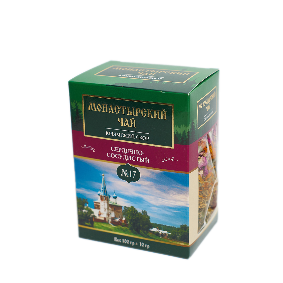 Чай травяной Монастырский №17 Сердечно-сосудистый, 100 г