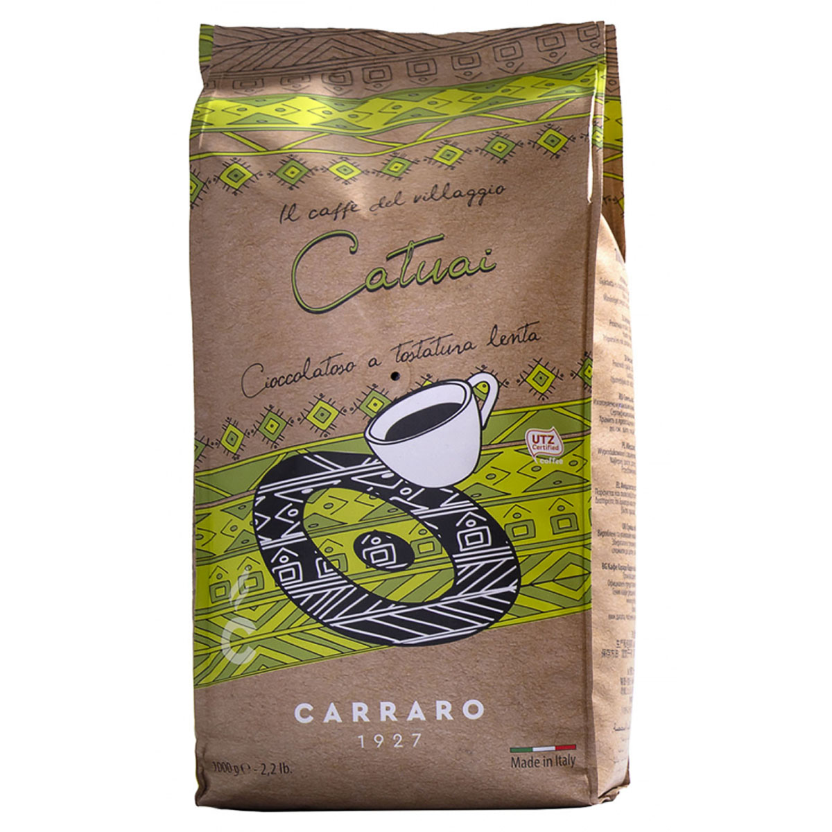 Кофе в зернах Carraro CATUAI, 1000 г