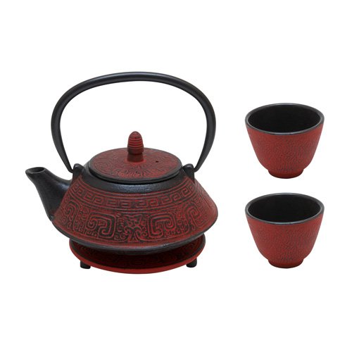 Чугунный чайный набор "Пекинская осень"