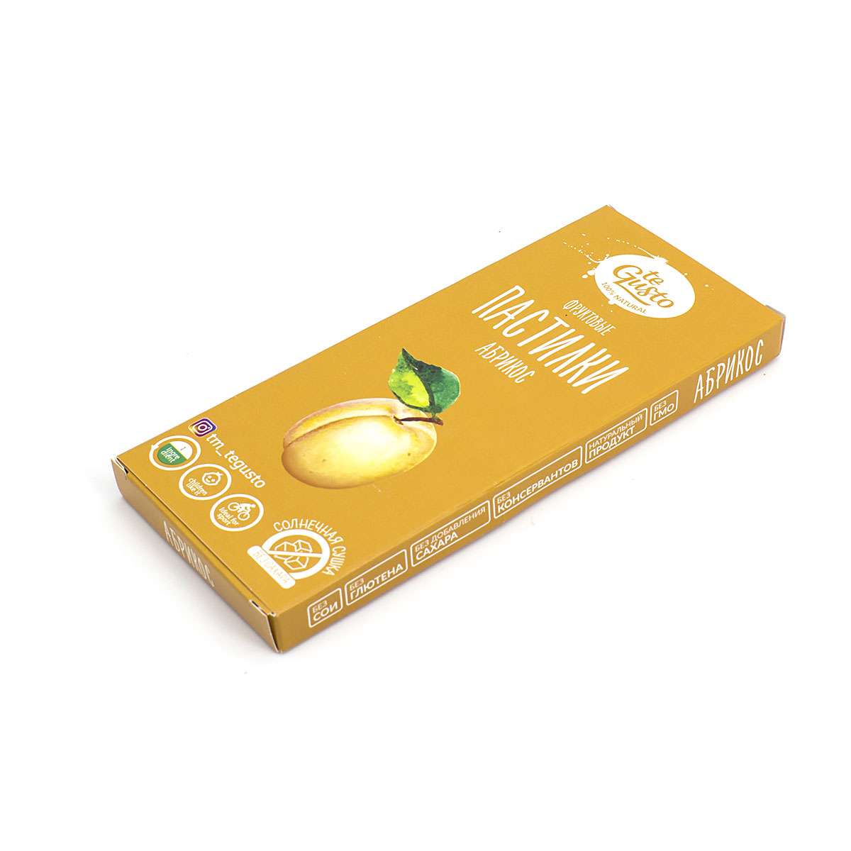 

Фруктовые пастилки Te-Gusto из Абрикоса, 40 г