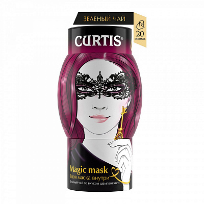 Чай Curtis Magic Mask, набор, 20 пирамидок чай curtis чай ассорти pleasure time 30 пак