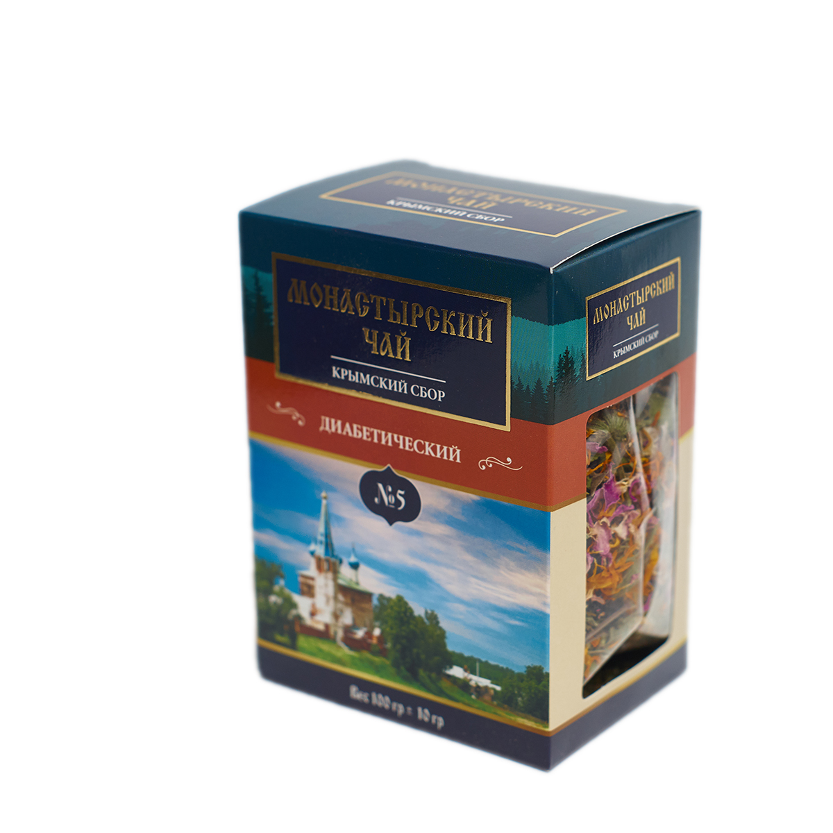 Чай травяной Монастырский №5 Диабетический, 100 г