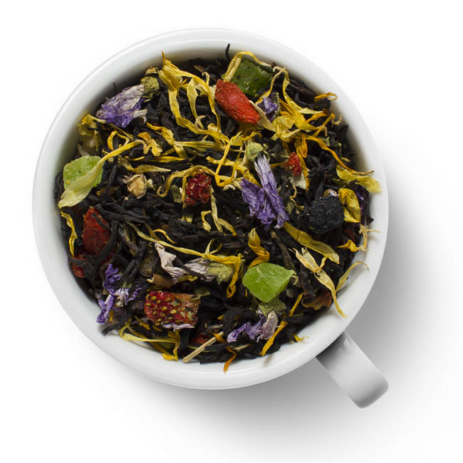 Черный ароматизированный чай Яблоко-корица