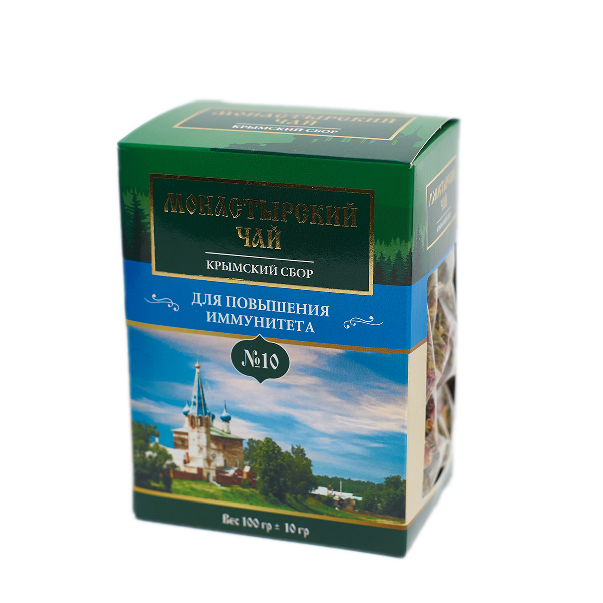 Чай травяной Монастырский №10 Для повышения иммунитета, 100 г
