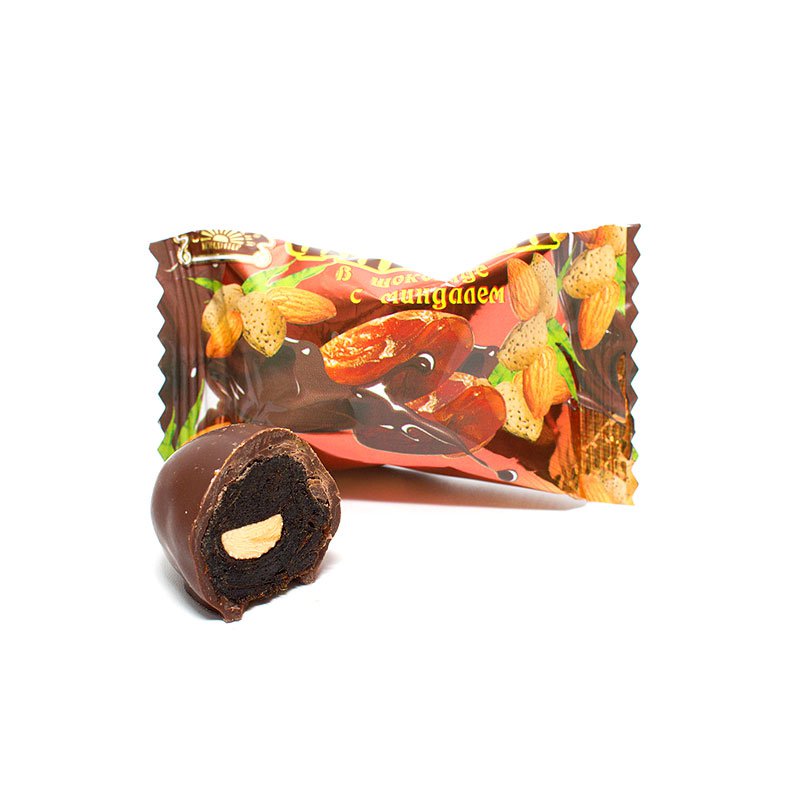 Финики с миндалем в шоколаде Chocolate Dates Assorted 100 гр