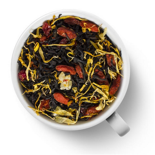 Черный ароматизированный чай Знаки зодиака "Лев"