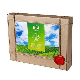Подарочный набор Зеленый чай, ассорти 8 вкусов